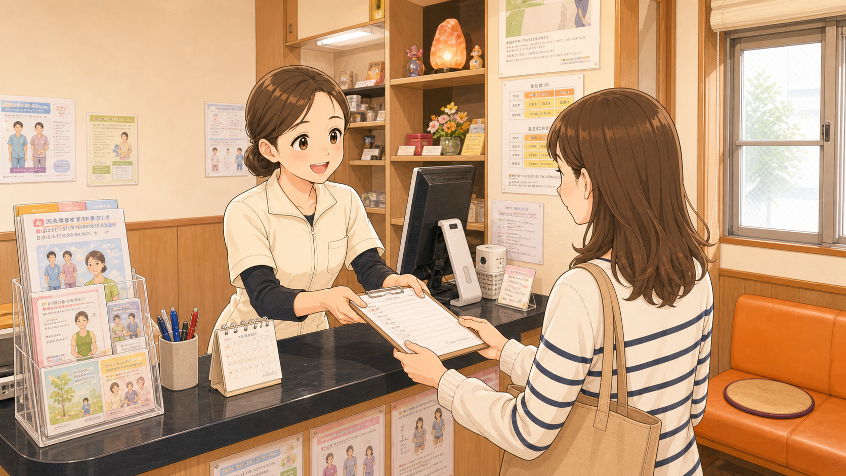 ステップ1:ご来院・受付